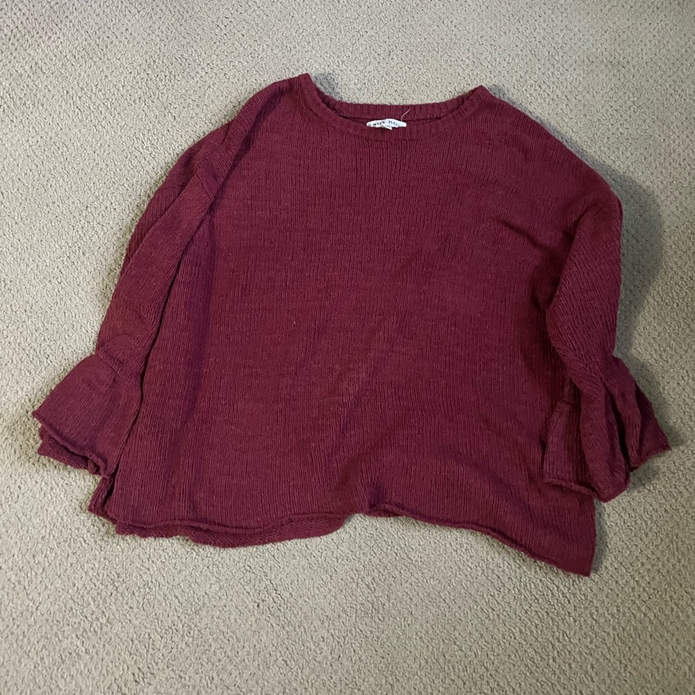 Knox Rose women’s knit red sweater size M